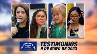 Testimonios 6 de mayo de 2023 - Iglesia de Dios Ministerial de Jesucristo Internacional