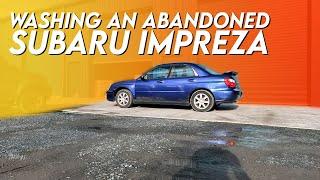 Washing An Abandoned Subaru Impreza ASMR - AutoGlanz Car Care