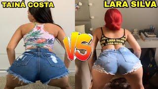 TAINÁ COSTA VS LARA SILVA DANÇANDO FUNK QUEM DANÇA MAIS?