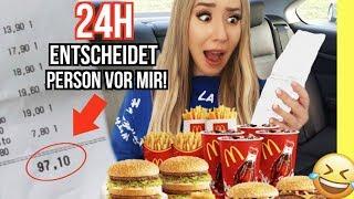 LASSE die PERSON VOR MIR für 24 STUNDEN ENTSCHEIDEN was ich ESSE *Challenge 1*