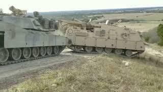 M1 Abrams Tank VS Hercules Recovery Vehicle M88 . Amazing Competition.