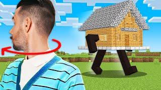 Moving My Friends Minecraft House everytime He Turns Around