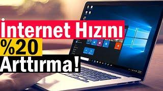 İnternet Hızını %20 Arttırma