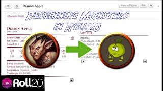 Reskinning Monsters in Roll20