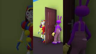 When JaxS Love For Pomni Is Prevented By PomniS Door #animation #memes #funny #gaming #fnaf