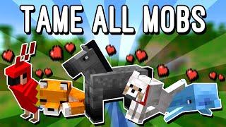 How to Tame All Mobs in Minecraft All Versions