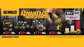 Аккумуляторная линейка инструмента DEWALT Flexvolt Advantage