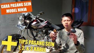 Tutorial Memasang Lampu Sein atau Reteng Model Ninja‼️ Tips Pasang Sein 1 2 atau 3 Kabel‼️