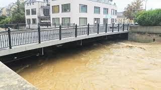 Hochwasser der Schwechat in Baden bei Wien I