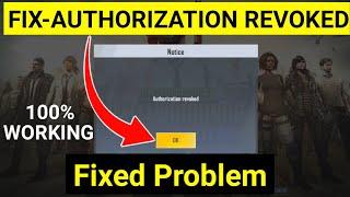 How To Fix Authorization revoked in pubg mobile lite  PUBG MOBILE LITE Problem fix  Solutions