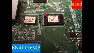 Samsung UE40D5500RW перезагружается. BN41-01660B замена nand.