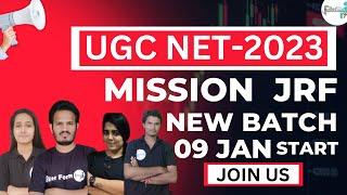 UGC NET 2023 Free Classes  Net JRF 2023  Mission JRF New Batch 2023  UGC NET Free Online Coaching