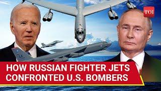 Russian Fighter Jets Chase U.S. Strategic Bombers After Attempt To Enter Russia   Watch