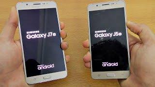 Samsung Galaxy J7 2016 vs J5 2016 - Speed Test 4K