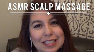 ASMR Migraine Treatment ScalpEarForehead massage and ear brushing.