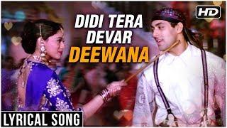 Didi Tera Devar Deewana  Lyrical Song  Hum Aapke Hain Koun  Salman Khan Madhuri Dixit