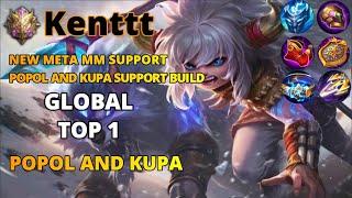 POPOL AND KUPA SUPPORT BUILD 2020  GLOBAL TOP 1 POPOLA AND KUPA BY Kenttt  MOBILE LEGENDS