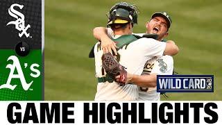 As win 1st playoff series since 2006 head to ALDS  White Sox-As Game 3 Highlights 10120