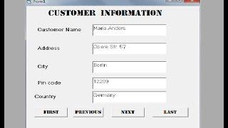 Simple Visual Basic Database Application using Data Control -Visual Basic Tutorial for beginners