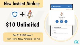 Claim 3000 HEN Token In Trust Wallet New Airdrop Today Dcomy $20 400 DCO DCOMY Airdrop - Airdrop