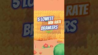 TOP 5 lowest Win Rate Brawler — March 2024 — #brawlstars #shorts #supercell