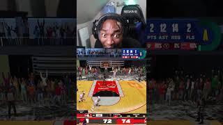 NOLIMITCJ LOSES CONTROL AFTER SELL OF THE YEAR  #shorts #2kshorts #nba2k24 #funny