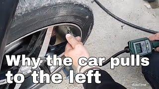 Why the car pulls to the left - problems with the brakes
