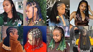 New & Latest Braiding Hair Hairstyles For Black Women  #braidshairstyles