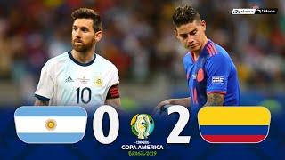 Argentina 0 x 2 Colombia ● 2019 Copa América Extended Goals & Highlights HD