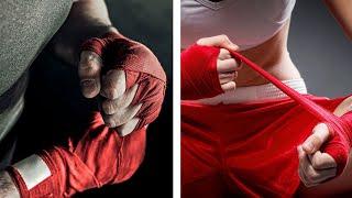 Как намотать боксерские бинты3 Метра Бокс ММА Рукопашный бой спорт