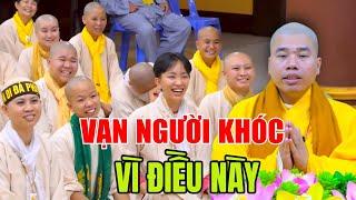 Thầy Thích Nhuận Đức Mới Nhất - Vạn Người Phải Rơi Nước Mắt Khi Xem  Công Đoạn Của Thầy Chia Sẻ