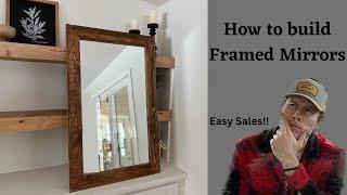 2 Easy Ways To Frame Mirrors Very Profitable DIY