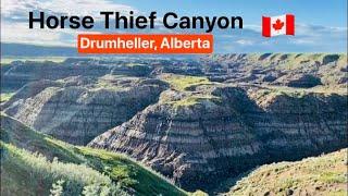 Horse Thief Canyon Drumheller Alberta Canada .