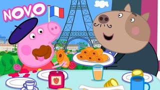 Peppa Pig Português Brasil  Café da Manhã em Paris  NOVO Contos da Peppa Pig 