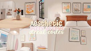 20 Aesthetic Berry Avenue Decal Codes  Taylor Swift Henri Matisse etc designs  bunniory ౨ৎ