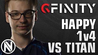 CSGO HAPPY 1v4 vs TITAN GFINITY SPRING MASTERS II - ENVYUS BEST MOMENTS #5