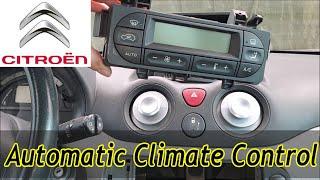 Citroen C3 How To Disassembly Automatic Climate Control