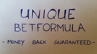 How to ALWAYS win with Football Betting  Unique FREE betformula 