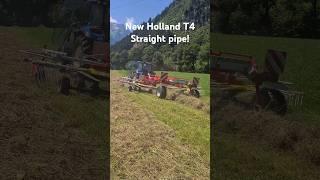 New Holland T4 Sound beim Schwaden#newholland #sound #farming #sonntag