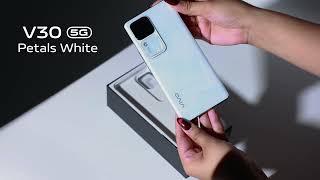 vivo V30 5G Unboxing  Petals White