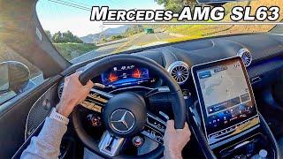 2022 Mercedes-AMG SL63 - The BiTurbo V8 Roadster You Need to Drive POV Binaural Audio