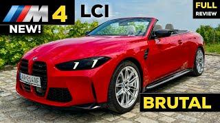 2025 BMW M4 Competition Convertible LCI NEW Facelift POV Test Drive Sound LOUD Exhaust