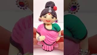 DIY How to Make Polymer Clay Miniature Rainbow Doll Dress  DIY Easy Polymer Clay Tutorial  ASMR