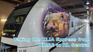 How to take the KLIA Express from KLIA 2 to KL Sentral