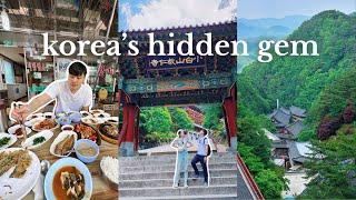 The most BEAUTIFUL place weve ever seen in Korea  Hidden gem in the mountains ️ Seoul to Danyang