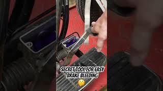 $7 Tool Makes Brake Bleeding EASY #howto #brakebleeding #brakebleed #motorcyclemaintenance