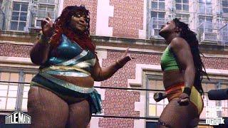 Trish Adora vs Karen Bam Bam Womens Wrestling Black Girl Magik
