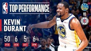 Kevin Durants EPIC 50 Point-Performance In Game 6  April 26 2019