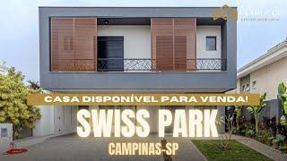 LINDO SOBRADO COM 5 SUÍTES À VENDA NO SWISS PARK CAMPINAS-SP.