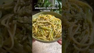 Spaghetti puntarelle e limone